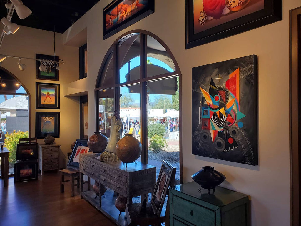 Originals works now available at Studio West/ RC Gorman gallery in Carefree, AZ!! Call to schedule an appointment.