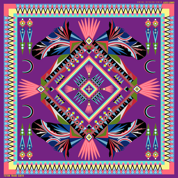 "Paint horse" All-over print bandana and scarves