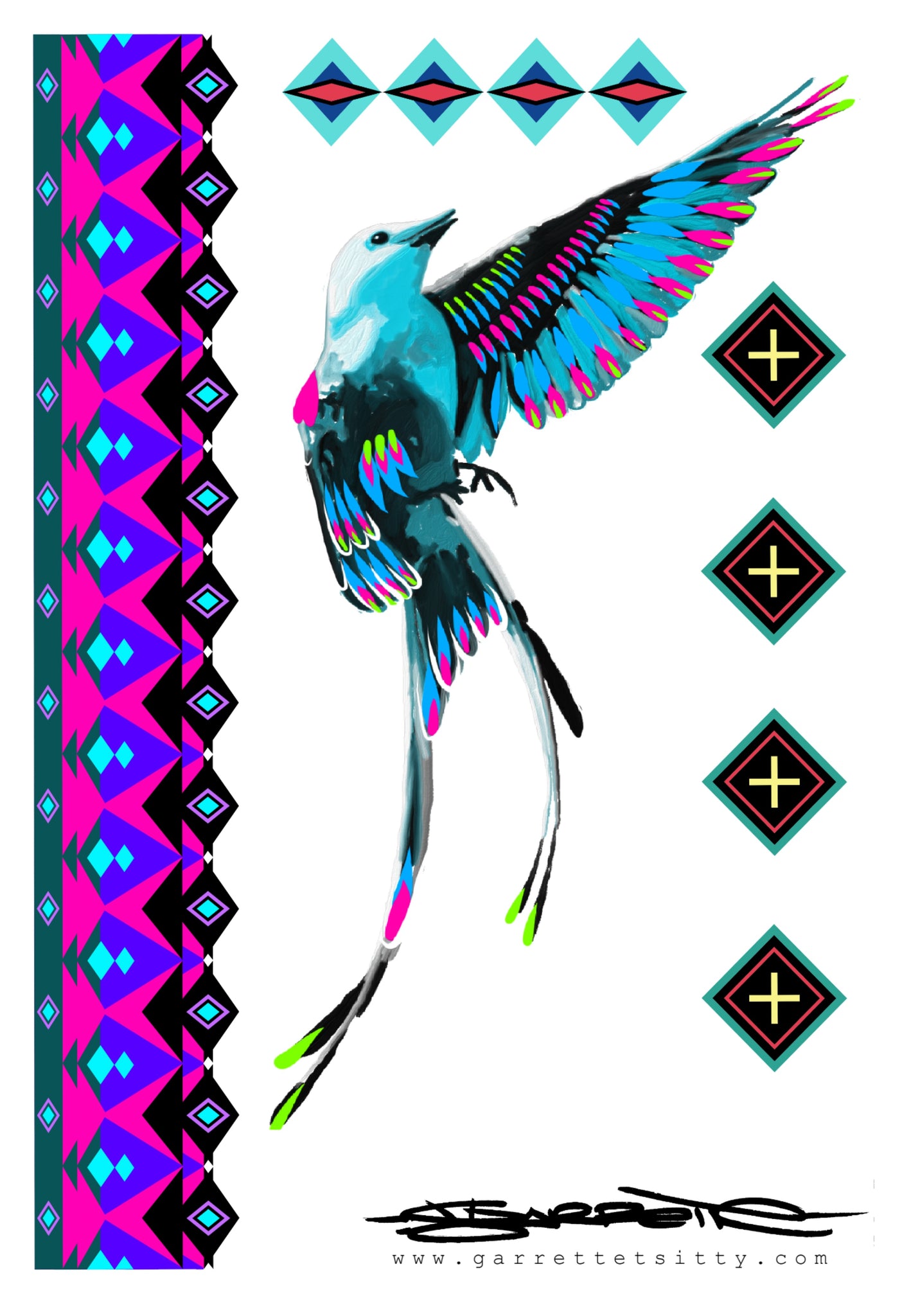 "Rhythm and Balance " 5"x 7" Sticker sheet