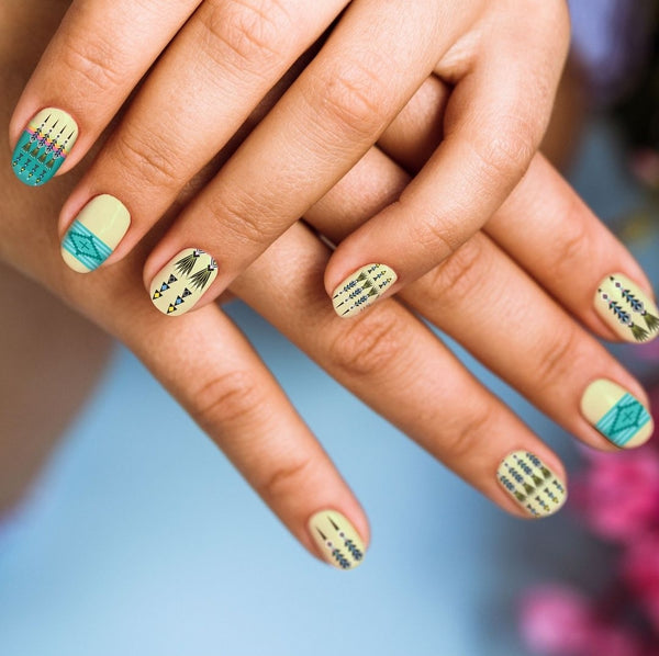Teton Nail Art Manicure Set by Garrett Etsitty