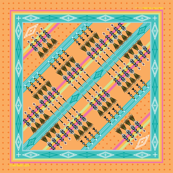 Flicker Bandana and Scarf By Garrett Etsitty