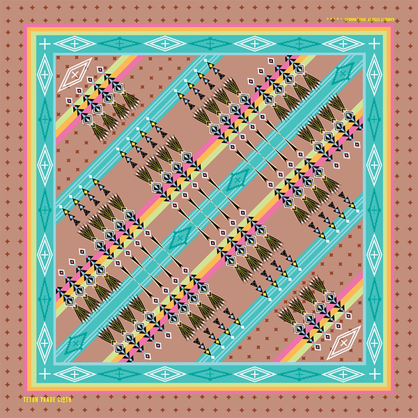 Flicker Bandana and Scarf By Garrett Etsitty