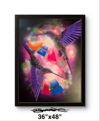 "Ethereal Dance" Acrylic on Canvas