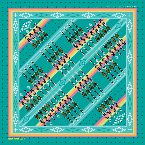 Flicker Bandana and Scarf By Garrett Etsitty