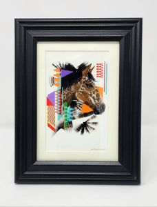 "War Paint Horse" frame print
